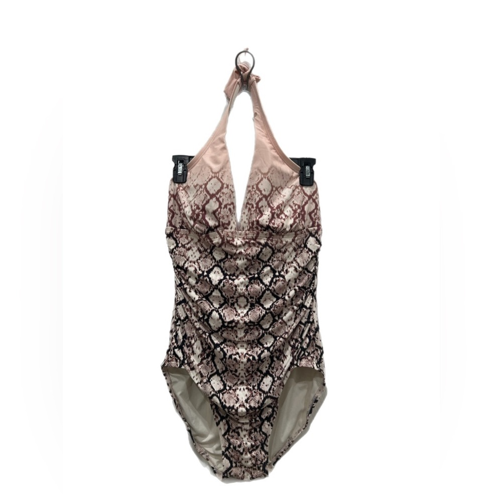 Calvin Klein Halter One Piece Swimsuit